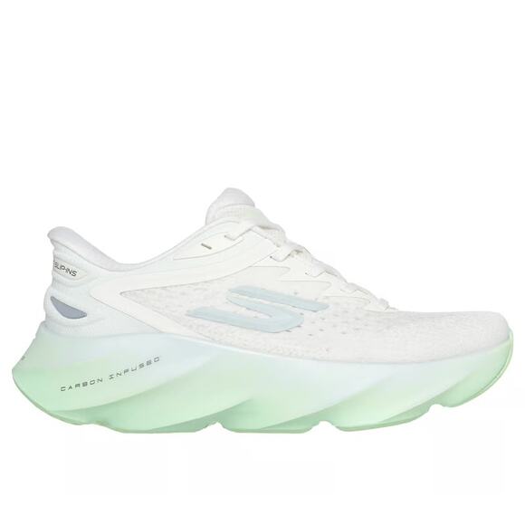 Skechers Slip-ins: Aero Burst Off White Sneaker Size 9W - New - Picture 1 of 5